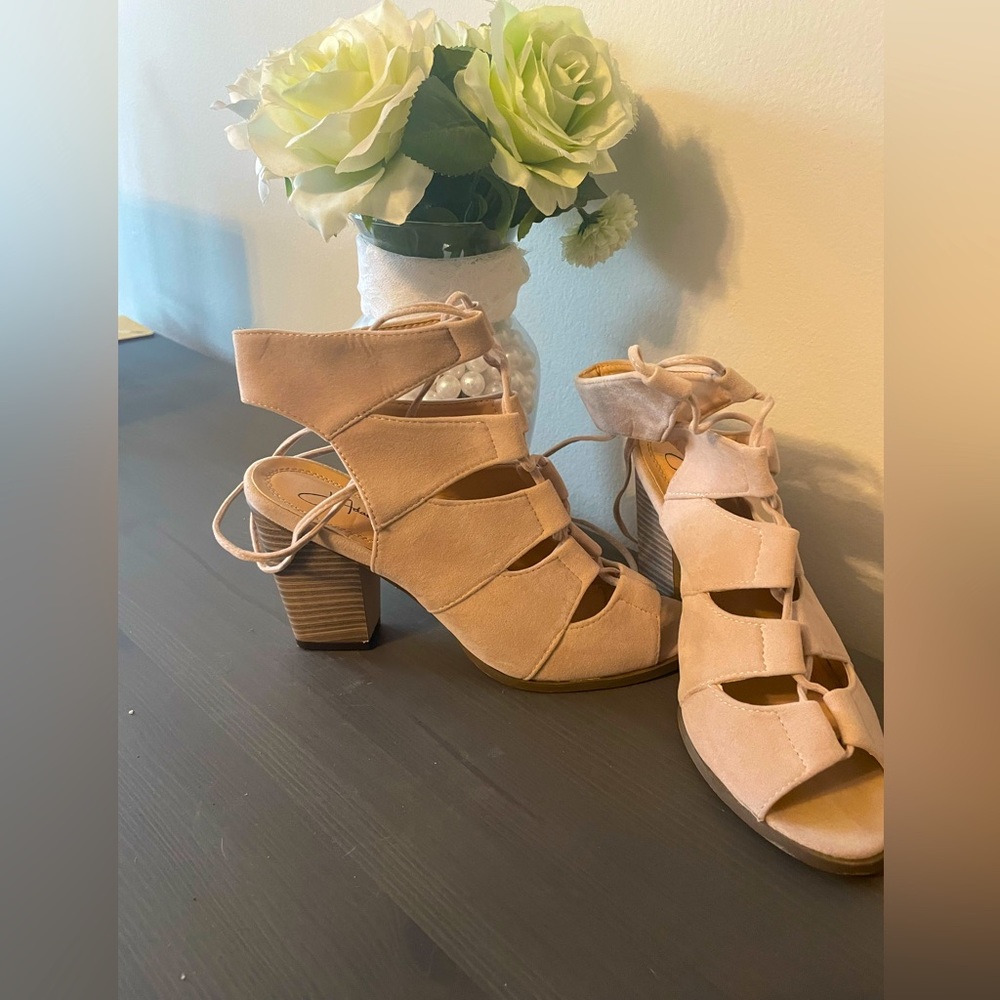 J. Adams Lace Up Heels